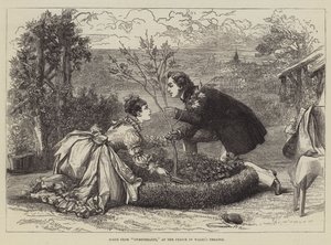 Escena de Sweethearts, en el Teatro Prince of Wales de David Henry Friston