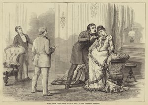 Escena de El gran caso de divorcio, en el Teatro Criterion de David Henry Friston