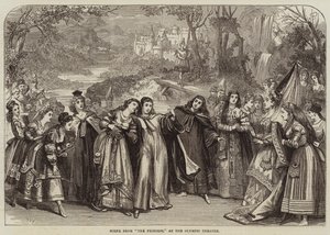 Escena de La Princesa, en el Teatro Olímpico de David Henry Friston
