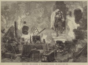 Escena de The Rapparee, en el Teatro Princess, el Rescate del Fuego de David Henry Friston