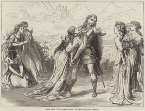 Escena de El Mundo Malvado, en el Teatro Haymarket de David Henry Friston
