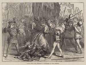 Escena de la Pantomima Infantil en el Adelphi