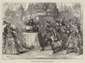 Escena del Pantomima de Drury Lane de David Henry Friston