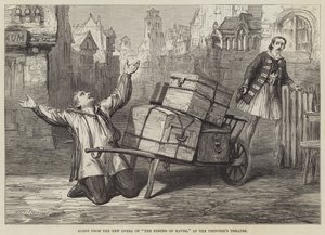 Escena de la nueva ópera El portero de Havre, en el Teatro de la Princesa de David Henry Friston