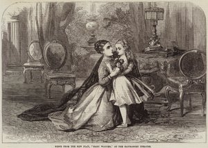 Escena de la Nueva Obra, Mary Warner, en el Teatro Haymarket