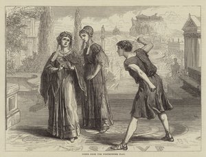 Escena de la obra de Westminster de David Henry Friston