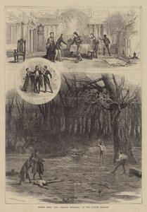 Escenas de Los hermanos corsos, en el Teatro Lyceum de David Henry Friston