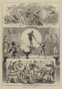 Escenas de las pantomimas