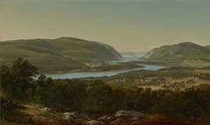 Vista desde Garrison, West Point, Nueva York de David Johnson