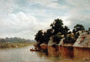 Vista cerca de Greenwich, Connecticut de David Johnson