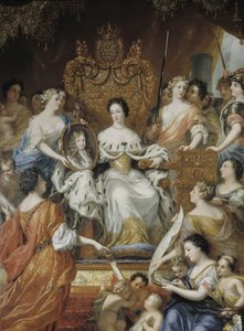 Alegoría de la regencia de Ulrika Eleonora de Suecia (1656-1693) de David Klöcker Ehrenstrahl