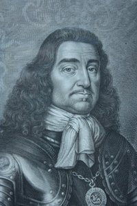 General Monck según el grabado de David Loggan, 1661, National Portrait Gallery, Londres de David Loggan
