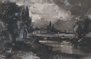 Un molino, 1829 de David Lucas
