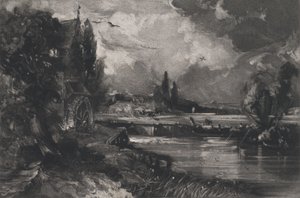 Un Molino, 1829 de David Lucas