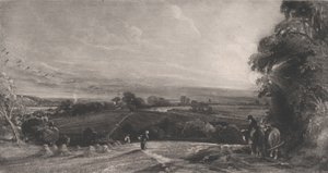 Atardecer otoñal, 1830 de David Lucas