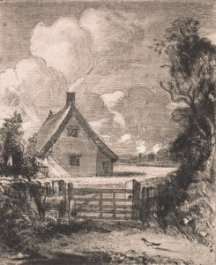 Cabaña en un maizal de David Lucas