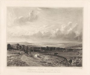 Hampstead Heath, Harrow en la distancia