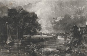 Río Stour, 1831 de David Lucas
