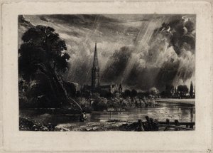 Catedral de Salisbury, c.1832