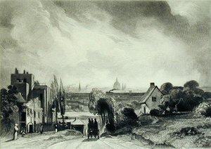 Cabaña de Sir Richard Steele, Hampstead Road de David Lucas