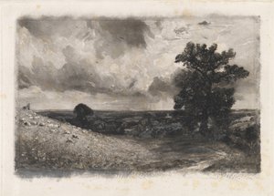 Mediodía de David Lucas after John Constable