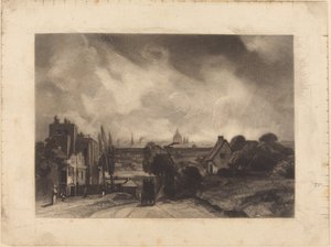 Las cabañas de Sir Richard Steele de David Lucas after John Constable