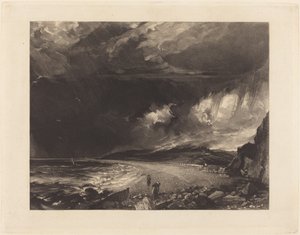 Bahía de Weymouth de David Lucas after John Constable