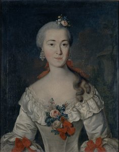 Retrato de Maria Ivanovna Tatishcheva de David Lueders