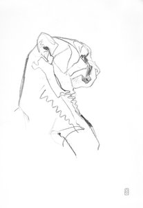 Guepardo, 2014 (Grafito sobre papel)