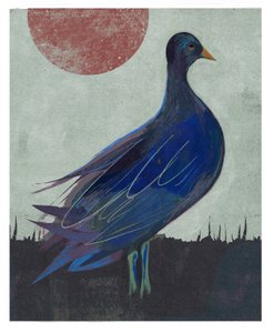 Pigeon Blues, 2023 (técnica mixta)