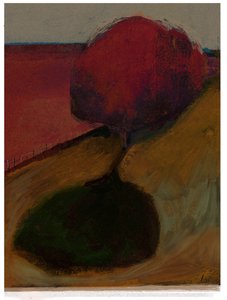 Shady Oak, 2021 (técnica mixta) de David McConochie