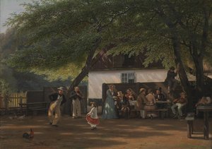 Una fiesta de café en la casa de un guardabosques de David Monies