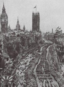 Londres: El Cenotafio de David Muirhead (after) Bone