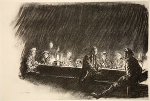 Un lío del Royal Flying Corps, ilustración de 