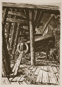 Un soporte de eje, ilustración de 