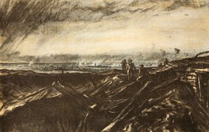 Lente lejana, de Notre Dame de Lorette, ilustración de "The Western Front", pub. by Country Life Ltd