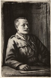 General Sir Douglas Haig, ilustración de "The Western Front", pub. by Country Life Ltd de David Muirhead Bone