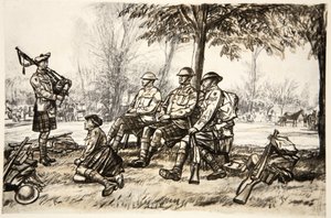 Out of the line, ilustración de 