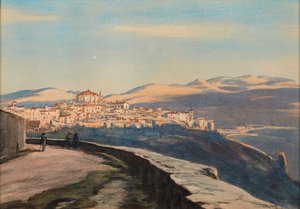 Ronda (acuarela) de David Muirhead Bone