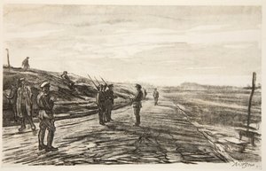 El piquete nocturno, ilustración de 