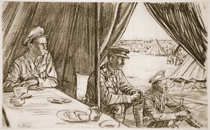 Esperando a los heridos, ilustración de 