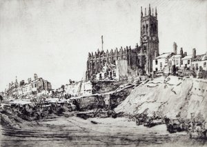 York Road, Leeds (grabado) de David Muirhead Bone