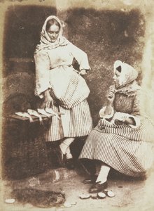 Newhaven Fishwives, Jeanie Wilson and Annie Linton de David Octavius Hill