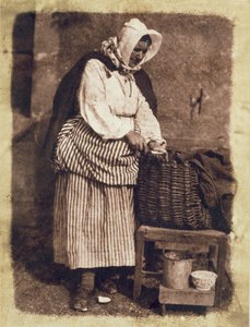 Mujer de las ostras, 1843-47 de David Octavius Hill