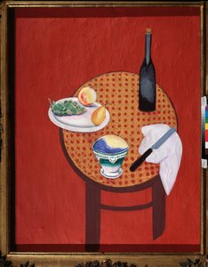 Bodegón rojo