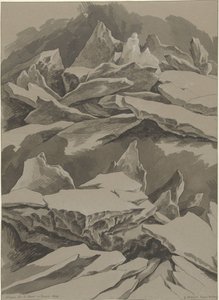 Témpanos de hielo en el Mosa, enero de 1809
Glaçons sur la Meuse en Janvier 1809 (título en el objeto) de David Pièrre Giottino Humbert de Superville (signed by artist)
