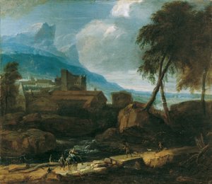 paisaje ideal de David Richter d. Ä.