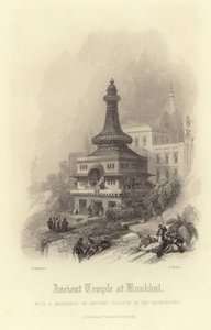 Antiguo templo en Kunkhul de David Roberts