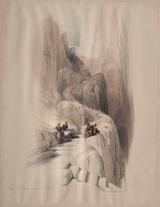 Ascenso a la Cima del Sinaí de David Roberts