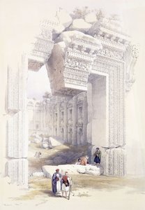 Baalbec, 7 de mayo de 1839, c.1842-1849 de David Roberts